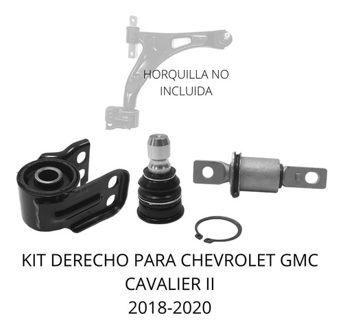 Kit Bujes Y Rotula Derecha Chevrolet Gmc Cavalier Ii 18-20