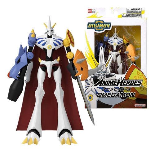 Omegamon Digimon Figura Anime Heroes Bandai Hoy X Flex