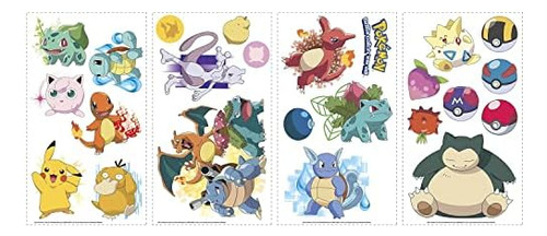 Roommates Rmk2535scs Calcomanías De Pared Icónicas De Pokemo