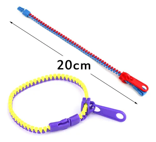 50 Pulseras Con Cremallera: Recuerdos Para Fiestas De Cumple
