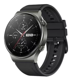 Huawei Watch GT 2 Pro Sport 1.39" caja 46.7mm de titanio night black, malla black de fluoroelastómero VID-B19
