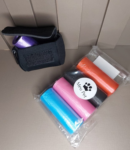 Refil Cata Cocô Saco Bio Plástico Multicolorido C/ 150 Sacos