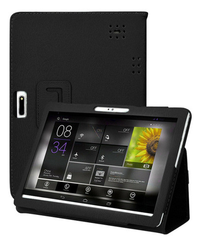 Funda Universal De Piel Para Tablet Android De 10,1 Y