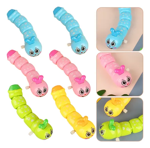 Clockwork Toys For Winding Caterpillar 6 Pcs
