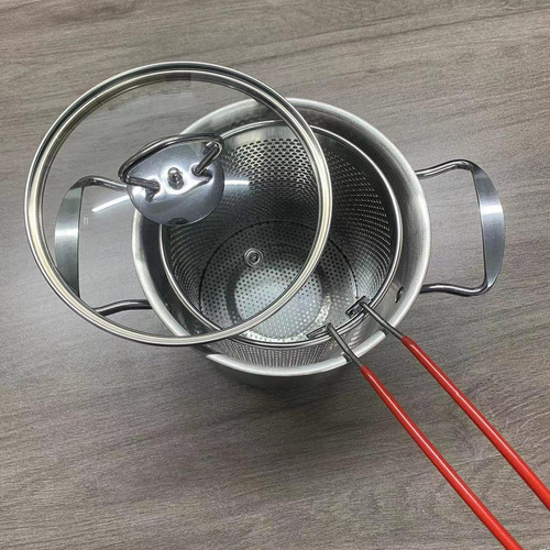 Olla Freidora De Acero Inoxidable, Herramientas De Cocina