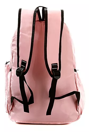 Mochila Escolar Feminina de Gatinha Pink Bolsa+Estojo - Chic