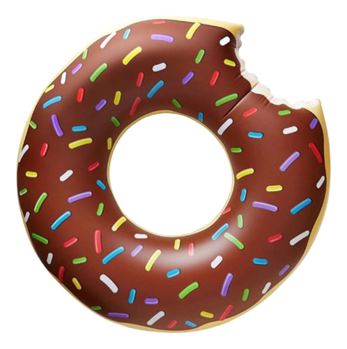 Flotador Dona Donuts Chocolate 90cm Inflable