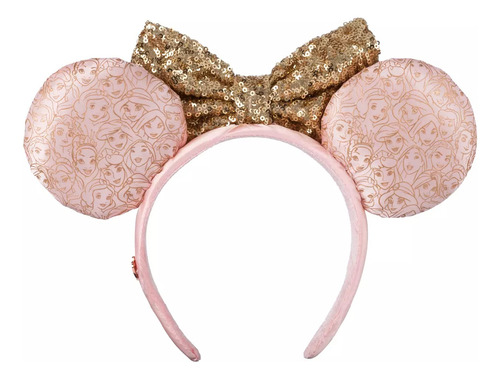 Diadema Orejas Minnie Princesas Rose Gold