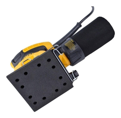 Imagem 4 de 6 de Lixadeira profissional orbital DeWalt DWE6411 amarela 50Hz 230W 220V