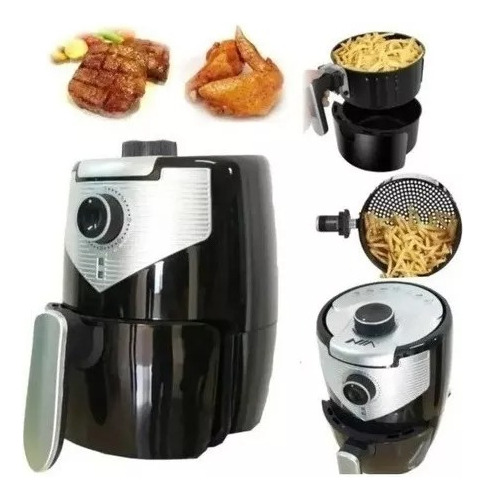 Freidora Aire Automática Domestica Sin  Aceite Air Fryer 