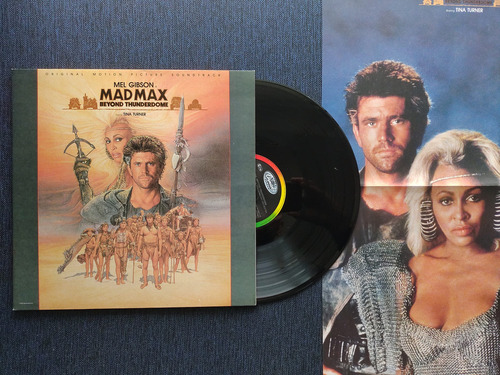 Vinilo Mad Max Pelicula Soundtrack Con Poster! 1985! Estándar (Usado)