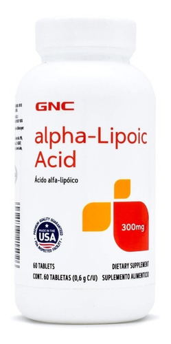 Gnc Ácido Alfa-lipóico 300 Mg