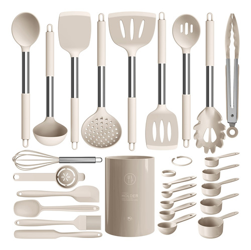 Utensilios De Cocina Grandes De Silicona Antiadherente