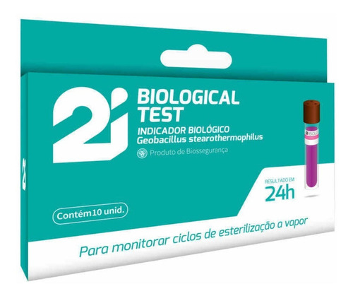 Indicador Biológico 24h Biological Test Com 10 Undades 4 2i