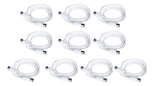 10x Midi To Male Extension Cable, 5 Pin, 1.5/4.95 Feet