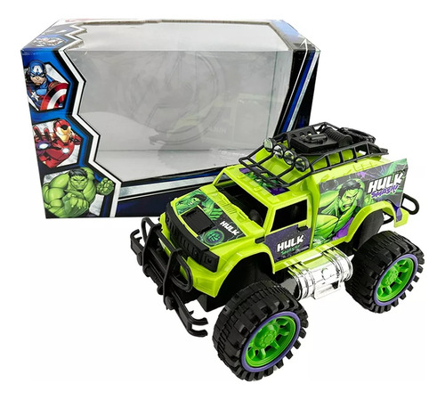 Auto Avenger A Friccion Hulk Smash Autito Jeep Micieloazul  