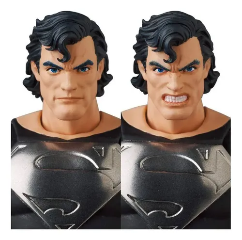 Boneco Mafex Superman Retorno Return - Black Suit Medicom Toys