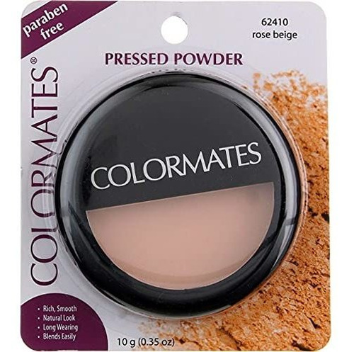 Maquillaje En Polvo - Color Mates Pressed Powder Rose Beige 
