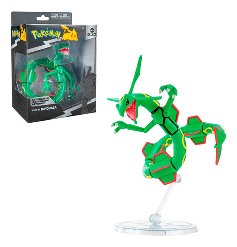 Figura Pokémon Select Rayquaza Articulada 15 Cm  