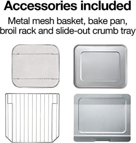 Combo De Freidora De Aire Para Horno Tostador Simply-crisp P