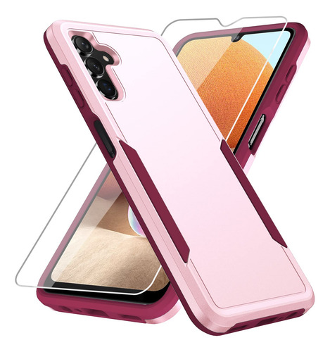 Funda Para Galaxy A13 5g Rosa Uso Rudo