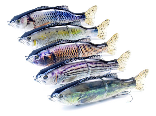 Cebo De Pesca For Truchas De 6.7 Pulgadas: 2 Segmentos Que