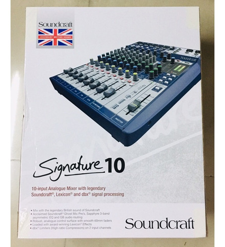 Soundcraft Signature 10 10-input Mixer With Effects