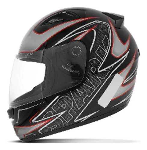 Capacete Ebf Spark Black Edition - 60 - Pto / Pta