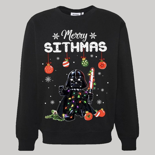 Sudadera Ugly Sweater Star Wars Galaxias Darth Vader Navidad