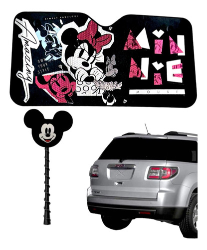 Parasol Minnie Mouse Parabrisas Universal Auto / Camioneta