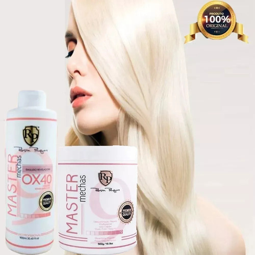 Robson Peluquero Rp Polvo Master Mechas 500gr + Ox 900ml