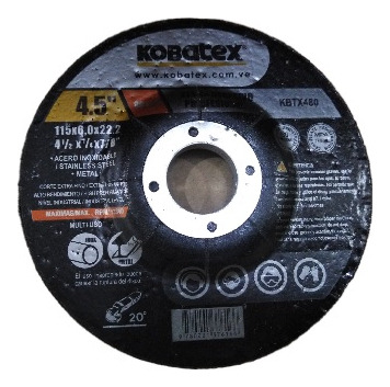Discos De Corte Metal 4.5 (41/2x1/4x7/8) Kobatex