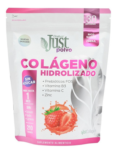 Colágeno Hidrolizado Premium Justcollagen Polvo