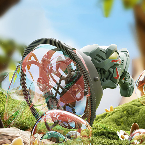 Máquina De Burbujas Para Niños, Fabricante De Verde