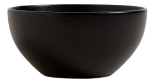 Bowl Compotera De Porcelana Negro Fine Plus Blacksand 12,5cm