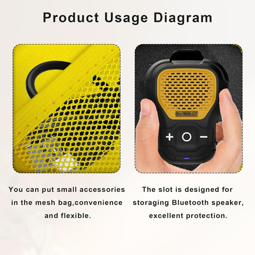 Funda Rígida Compatible Con Altavoz Bluetooth Portátil Dewal