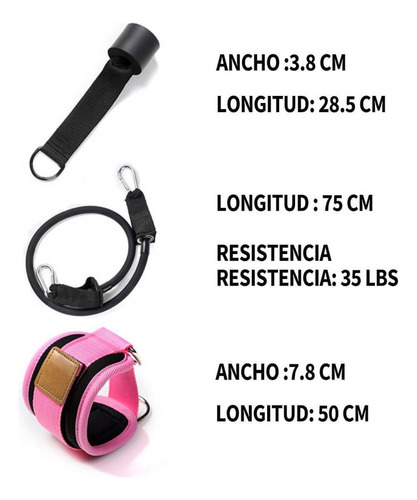 Nuevo Ligas Banda Resistencia Piernas Tobilleras Puerta