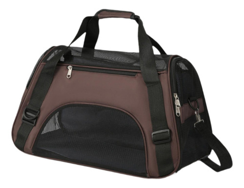 Bolsa De Viaje De Mascotas De Portabebia De Gato, Marrón M