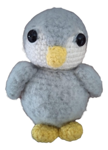 100% Crochet ,amigurumi, Peluche, Muñeco Pinguino 