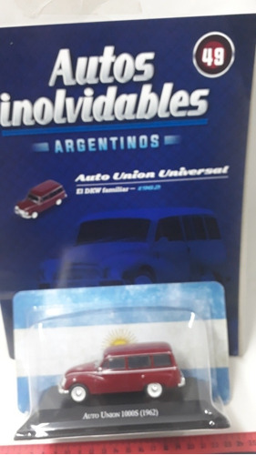 Inolvidables 1/43 Auto Union 1000s 1962 Blister Cerrado N°49