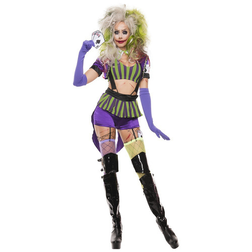 Disfraz De The Joker Para Mujer Talla: Xl Halloween