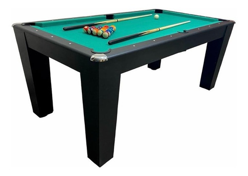 Mesa De Billar Angleshot 72 (183cms) Con Paño Verde Pro Color del paño Verde oscuro