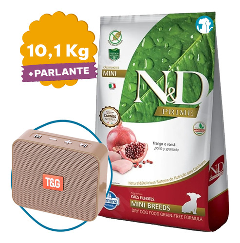 Farmina N&d Prime Grain Free Cachorro Raza Pequeña 10,1 Kg