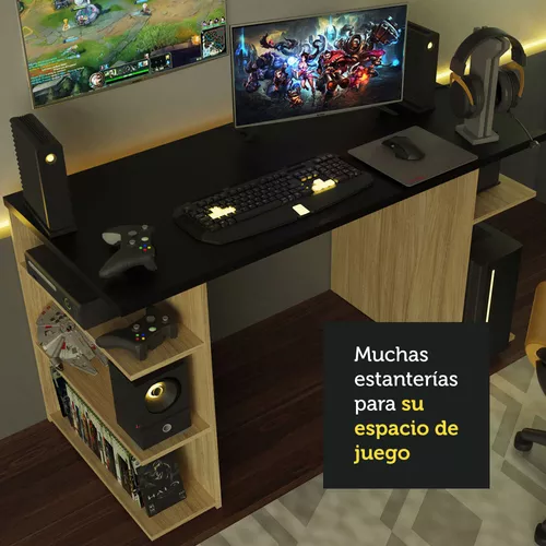 Escritorio Gamer Max 1 Cajón  Maderkit Tienda Online - Maderkit Tienda  Online Colombia