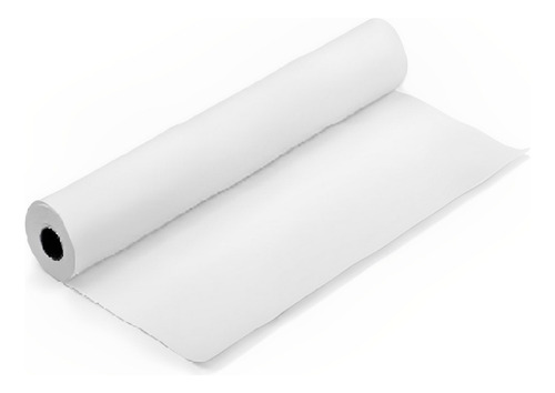 Lençol De Papel Branco P/ Maca Hospitalar 50x50 1 Rolo AKdistribuidora Simples 50x50 en rolo individual - 10cm x 10cm x 50cm