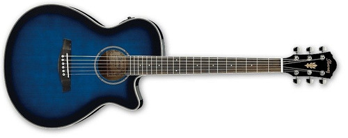 Imagen 2 de 2 de Guitarra Ibanez Electroacústica Aeg8e Tbs Eq Ibanez/corte