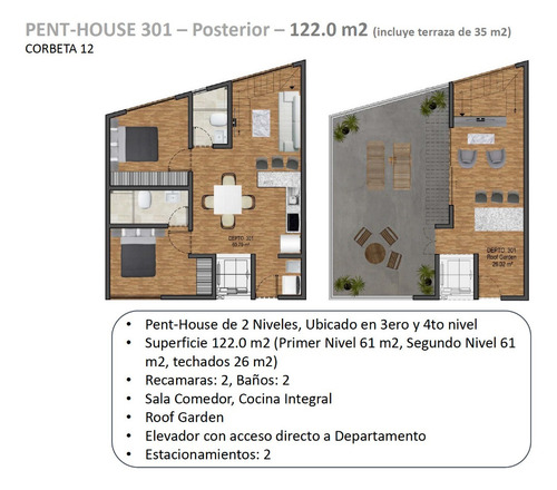 Imagen 2 de 18 de Pent House En Venta