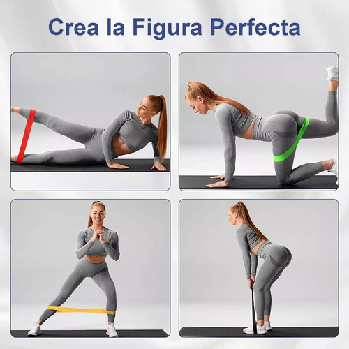 Js Paquete De 5 Bandas De Resistencia Bpe Yoga