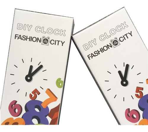 Fashion In The City - Reloj 3d De Pared Adhesivo Sin Marco P