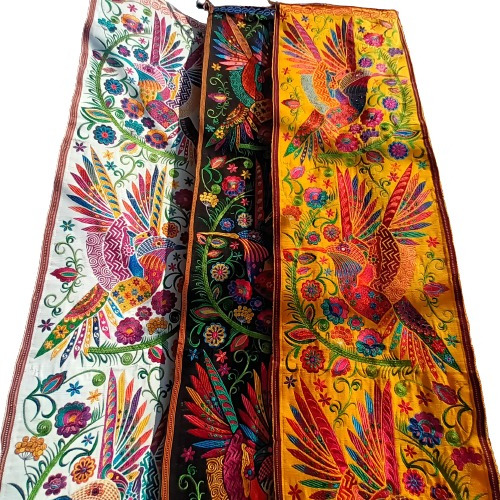 Caminos Para Mesa De Colibrís Bordados